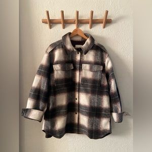 Plaid Shirt Jacket